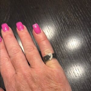 Silver Textured Ring